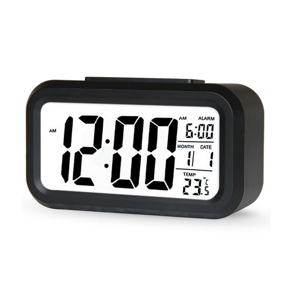 enquiret Alarm Clock Desktop Electronic Battery Operated Backlight