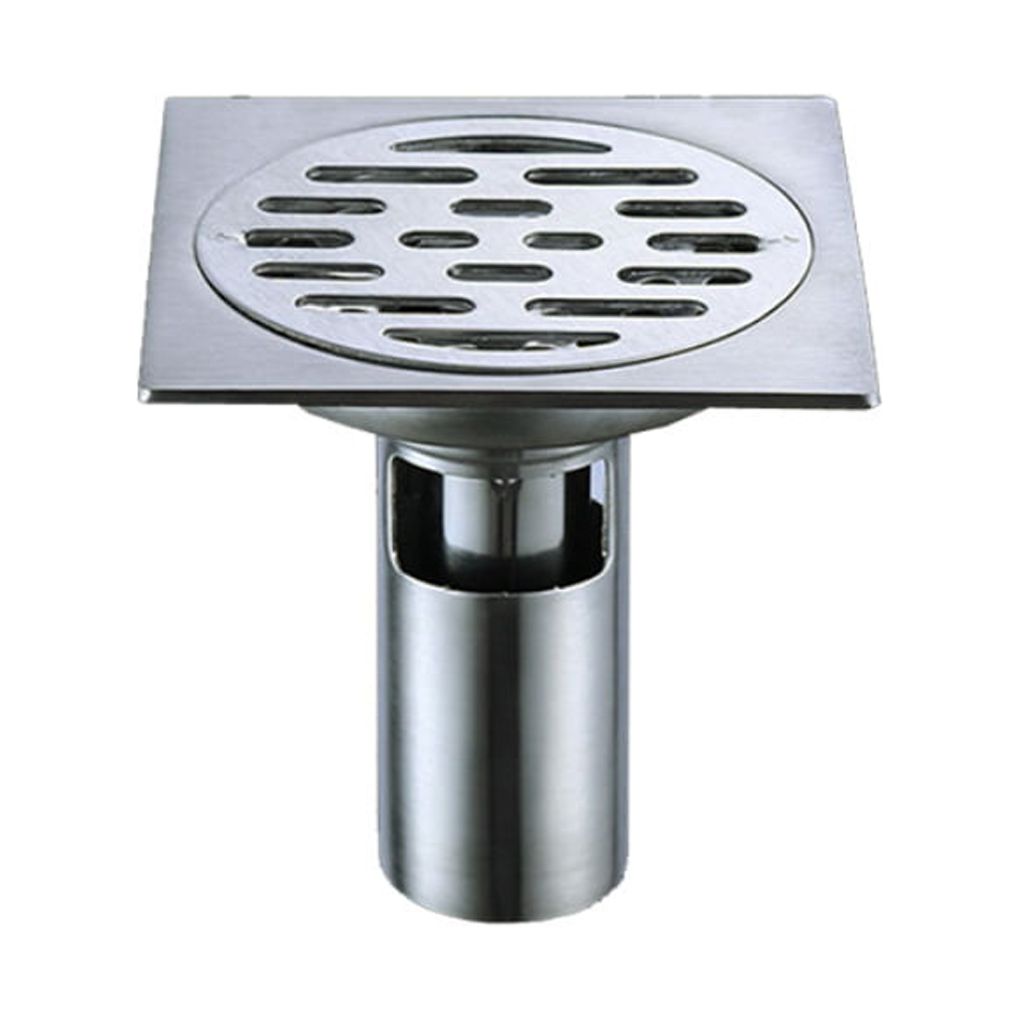 enquiret Stainless Square Bathroom Floor Wet Room Shower Drain Waste