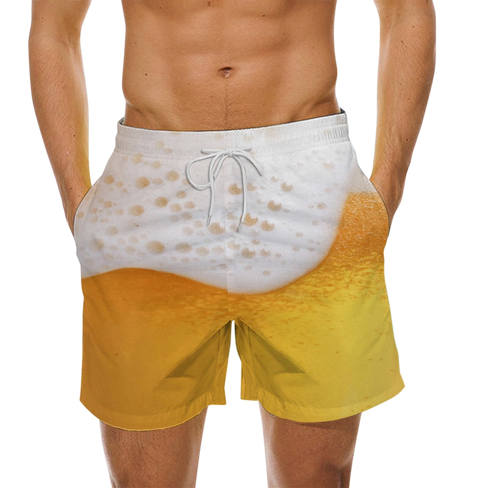 ens Swim Trunks Stretch Beach Shorts Quick Dry with Pockets NoChafing
