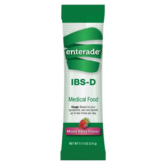 enterade IBS-D Oral Supplement Mixed Berry 0.14 oz. Packet 1 Ct