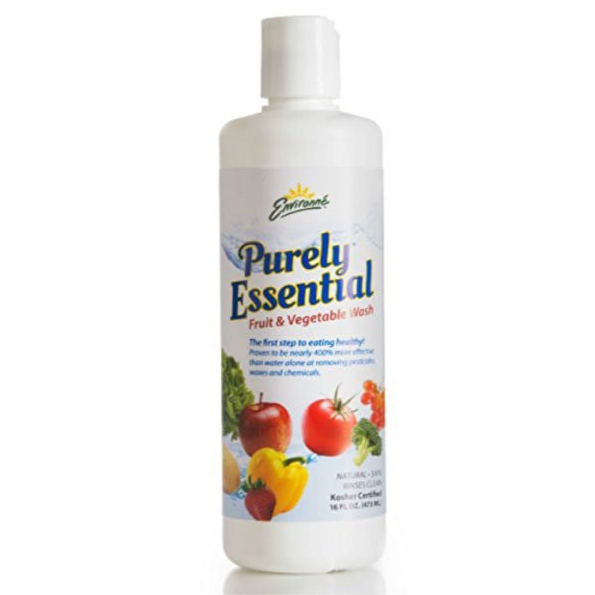 environne purely essential fruit & vegetable wash, none, 16 fl oz (pack of 6)