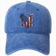 thumbnail image 1 of enyan 250 Anniversary USA Hat America 250th Anniversary Adjustable Embroidery Patriotic Baseball Cap for Men Women,Blue, 1 of 7