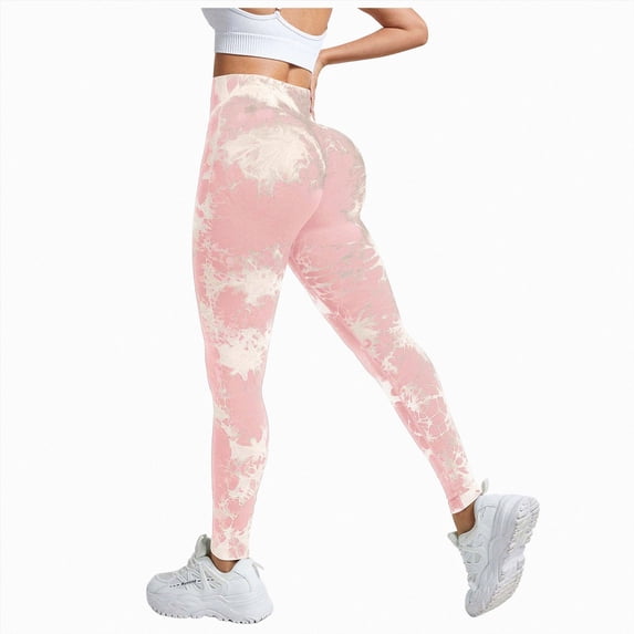 enyan 3d Metabolic Booster Leggings Seamless Tummy Control Workout Leggings Women(Light Pink,L)