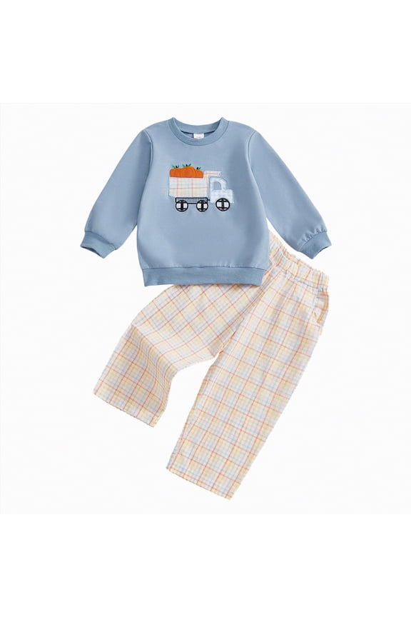B'aby B'oy Set Todd'ler B'aby B'oy Clothes Outfits Inf'ant Hooded Sweatshirt Jeans Pants Little B'oys Clothing Sky Blue,5-6 Years