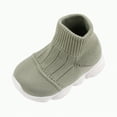 thumbnail image 1 of enyan B'aby Sock Shoes B'aby Walking Shoes Infant Non-Slip Breathable Slippers with Soft Rubber Sole B'aby B'oys G'irls Sneakers B'aby Walking Shoes Green,Size 5, 1 of 7
