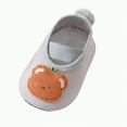 thumbnail image 1 of enyan B'aby Sock Shoes Todd'ler Non-Slip Slippers Infant Walking Shoes Soft Rubber Sole Sneakers for B'aby B'oys G'irls Inf'ant Walking Shoes Grey,Size 3, 1 of 7