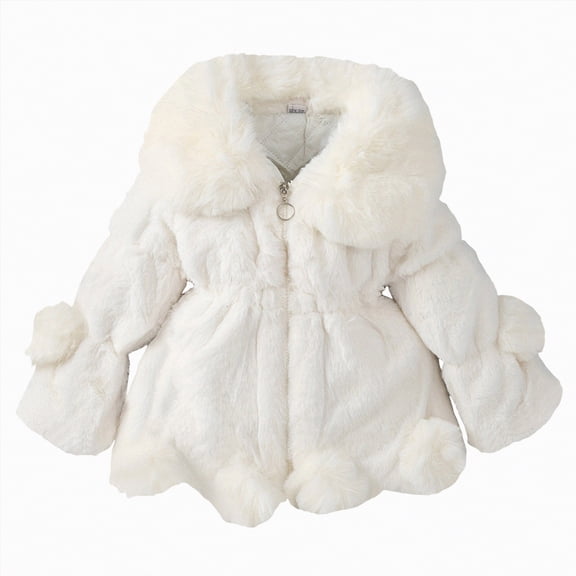 enyan B'oys Winter Jacket Latest B'oys Thicken Fleece Hooded Jacket Warm Quilted Coat Outdoor Cool Cute Fashion for Winter Autumn Spring White,7-8 Years