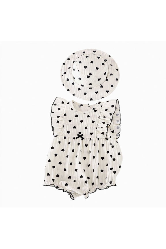 Baby Boy Girl Short Sleeve Bodysuit Cotton One-Piece Summer Clothes(White,12-18 Months)