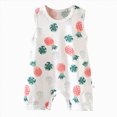 thumbnail image 1 of enyan Baby Clothes Boy Summer Baby Boy Short Sleeve Jumpsuit Romper One Piece Clothes 0 3 6 9 12 18 24 Months Baby Boy Outfit(Red,6-12 Months), 1 of 4