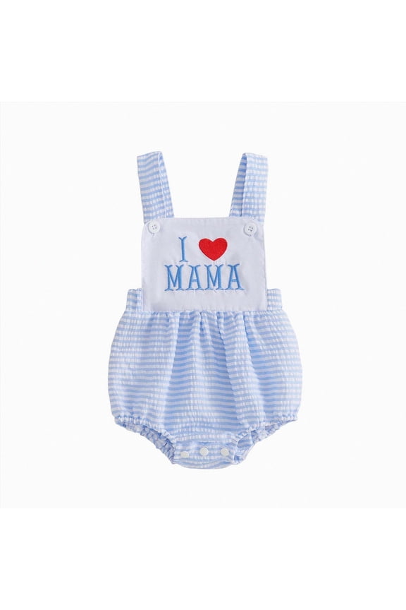 Baby Girl Clothes Infant Sleeveless Romper Bodysuit + Ruffle Bloomers Shorts Newborn Summer Outfits Set, Newborn Girls Clothes,Blue,0-3 Months