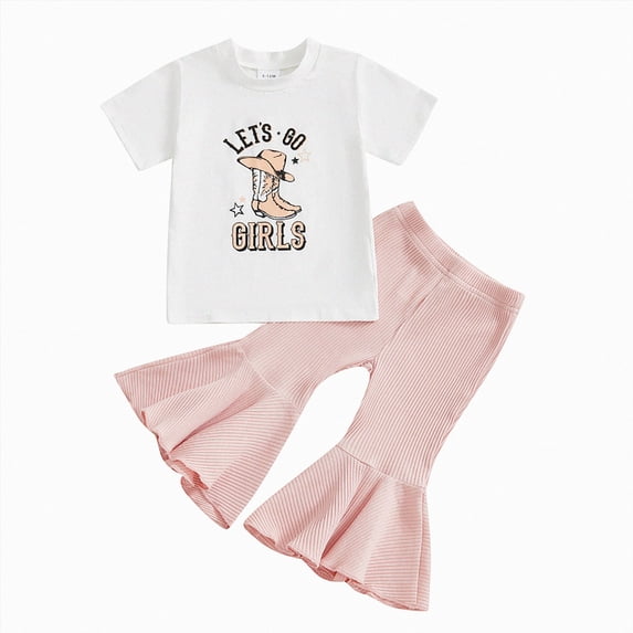 enyan Baby Girl Clothes Toddler Girl Summer Outfits Ruffle Halter Tops Wide Leg Pants Kids Floral Clothing Set,White,18-24 Months