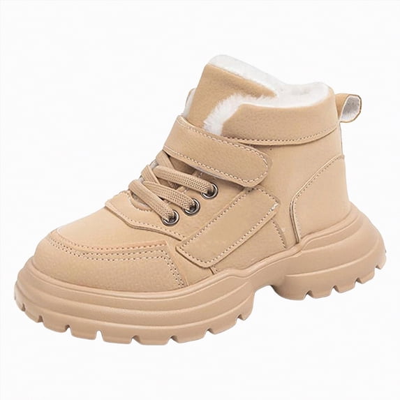 enyan Baby Girl Shoes Boys Girls Shoes Non-Slip Tennis Shoes Fashion Lightweight Breathable Kids Sneakers,Khaki,Size 2