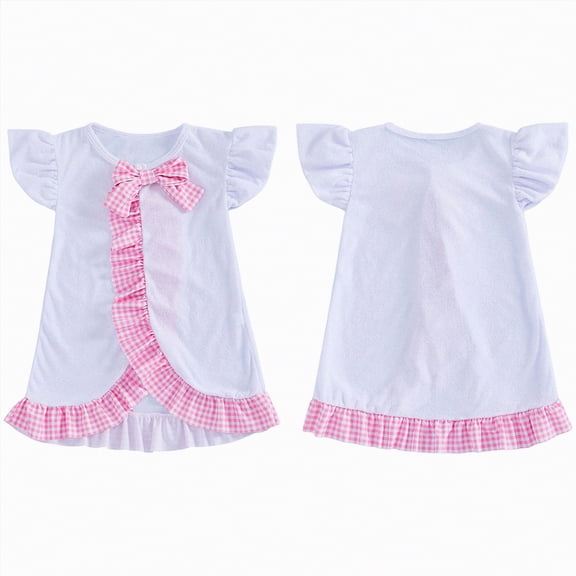 enyan Baby Infant Swimsuit Girl Toddler Bathing Suit Girl Summer Beach Bikini Tankini Swimwear Girls Bathing Suit Pink,4-5 Years