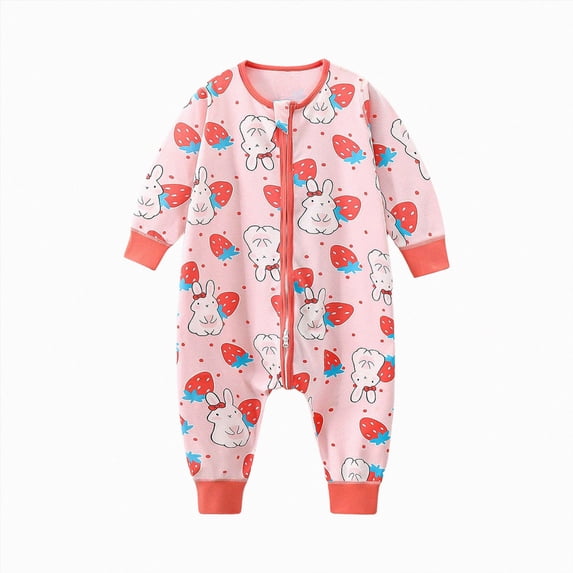 enyan Baby Sleep Sack with Legs Infant Sleepsuit Newborn Long Sleeve Wearable Blanket for Boys Girls(Red,2-3 Years)