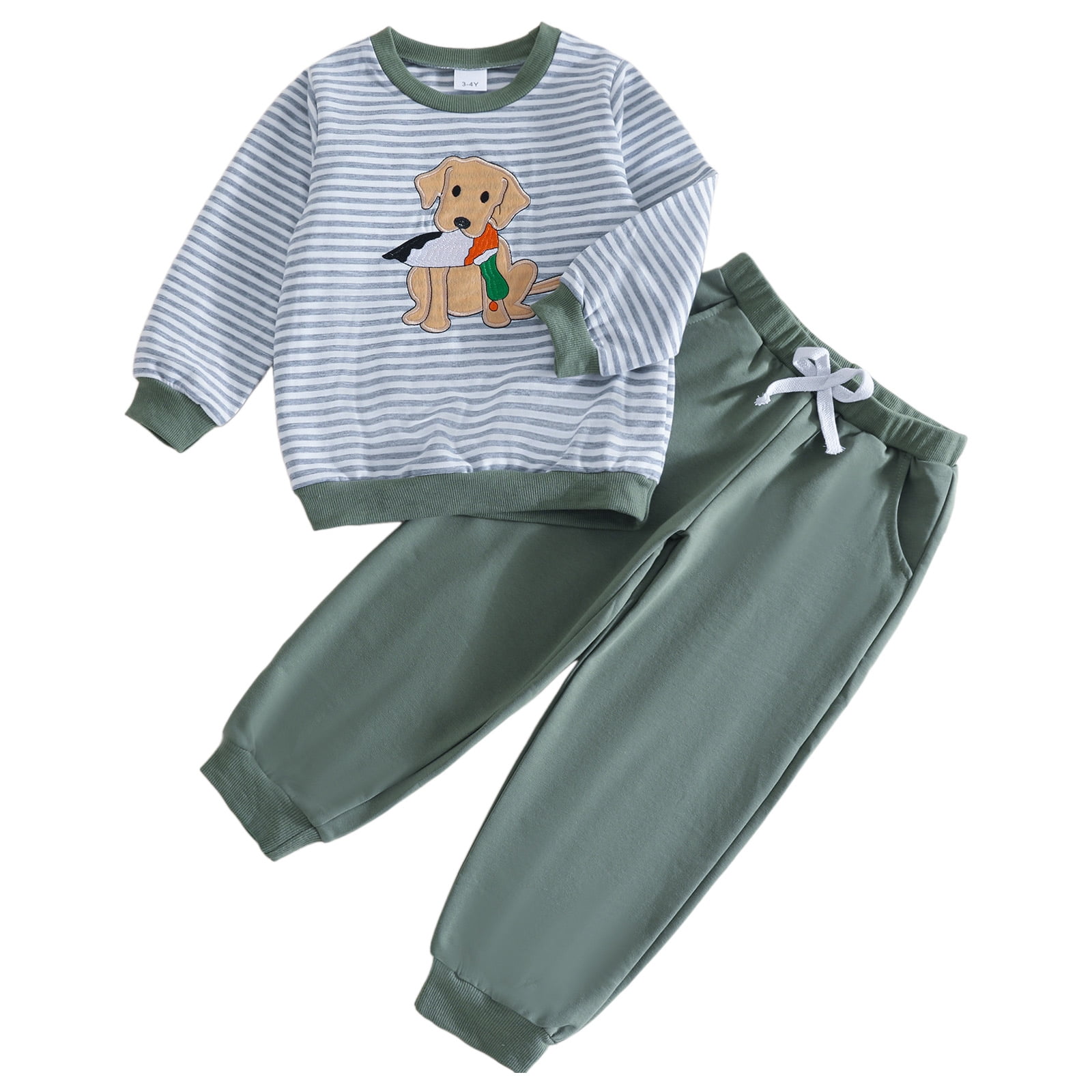 NIEWTR Baby Boy Fall Winter Clothes Checkered Long Sleeve Color Block Sweatshirt Pants Set Toddler Outfits Fall Winter Outfit 12 18 Months To