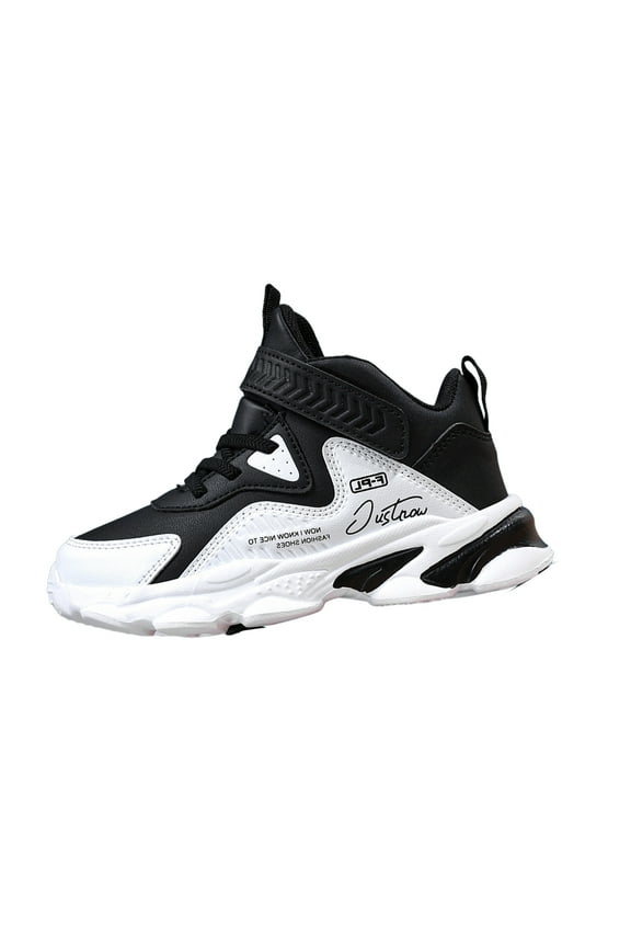 Boy Sneakers Kids Shoes High Top Youth Fashion Sneakers Girls Casual Sports Shoes Breathable Comfortable Boys Sneakers(White,2.5)