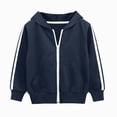 thumbnail image 1 of enyan Boys Girls Zip Up Hoodies Teen Fleece Full-Zip Sweatshirts Jacket Casual Fall Hoodie with Pocket（Dark Blue,9-10 Years）, 1 of 5