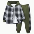 thumbnail image 1 of enyan Boys Shirts Outfits for Boys Pullover Hoodie and Sweatpants Suit for Boys 2 Piece Fashion Set(AG,5 Years), 1 of 7
