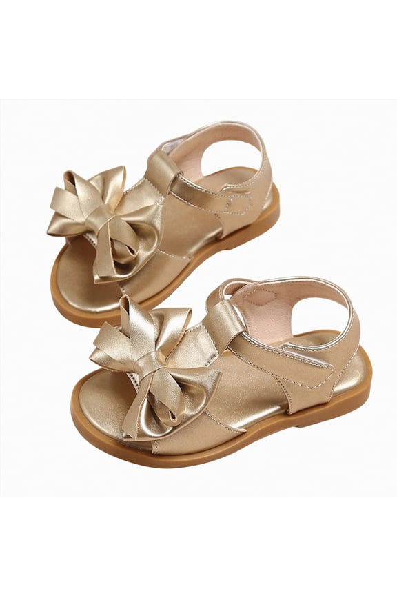 Croc Sandals Toddler Buckle Sandals Open Toe Water Sandal with Adjustable Back Strap for Boys Girls,Gold,Size 10