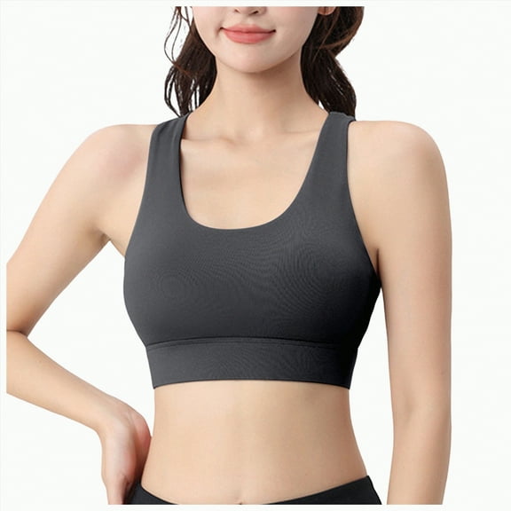 enyan Everyday Bras No Underwire - Seamless Bras for Women, Wireless Bra, Adjustable Seamless Bra Grey,XXL