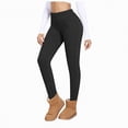 thumbnail image 1 of enyan Flare Leggings For Women Fleece Lined Leggings for Women – Thick Winter Warm Thermal High Waisted Tummy Control Workout Yoga Pants,Black,XXL, 1 of 1