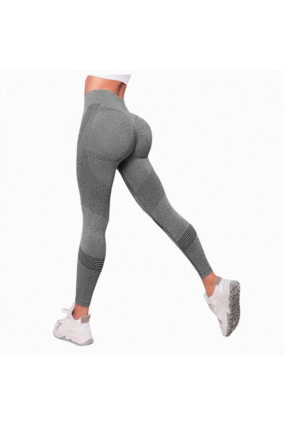 Fleece Lined Leggings for Women – Thick Winter Warm Thermal High Waisted Tummy Control Workout Yoga Pants Sweatpants Women,Grey,XL