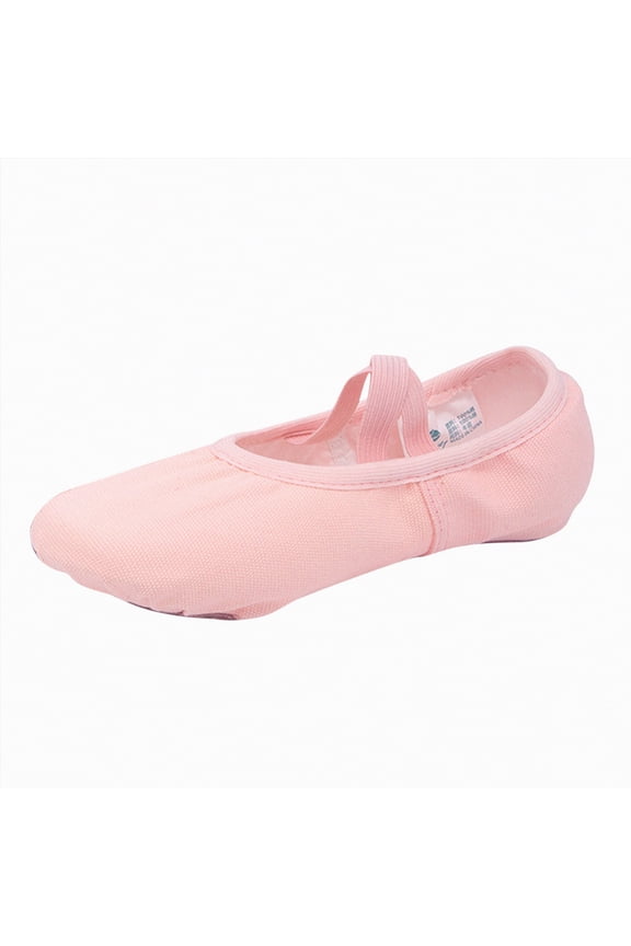 Girl Ballet Dance Shoes Soft Leather Ballet Slippers for Toddler/Little Kid/Big Kid(B,13)