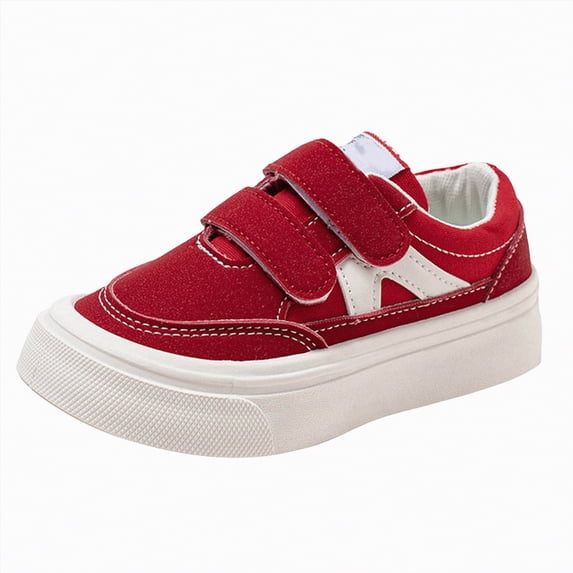 enyan Girls Cheerleading Shoes Breathable Youth Cheer Competition Sneakers Athletic Training Dance Tennis Walking Shoes Shoes for Girls,Red,Size 11