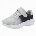 thumbnail image 1 of enyan Girls Sneakers Kids Tennis Shoes with Non-Slip Sole Lightweight Breathable Athletic Sports Running Shoes Sneakers for Girls,Grey,Size 13, 1 of 7