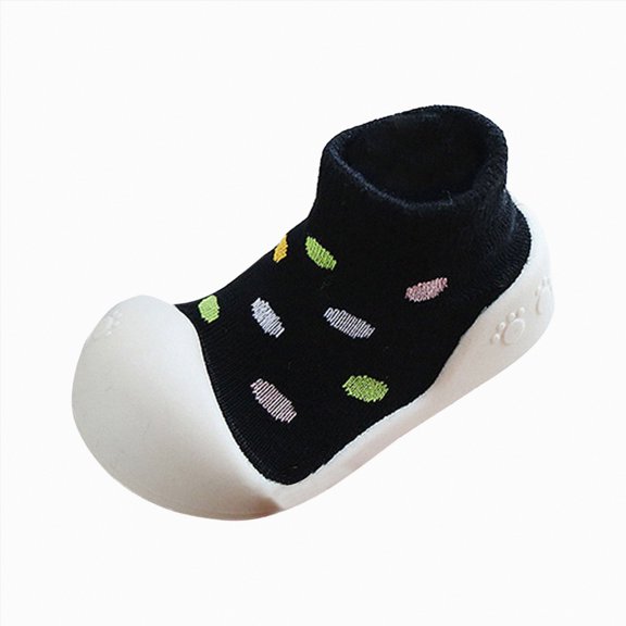 enyan Inf'ant Walking Shoes B'aby Shoes & Socks - Non-Slip Breathable Slippers with Soft Rubber Sole - B'aby B'oys & G'irls Slip On Sneakers Beige,Size 5.5