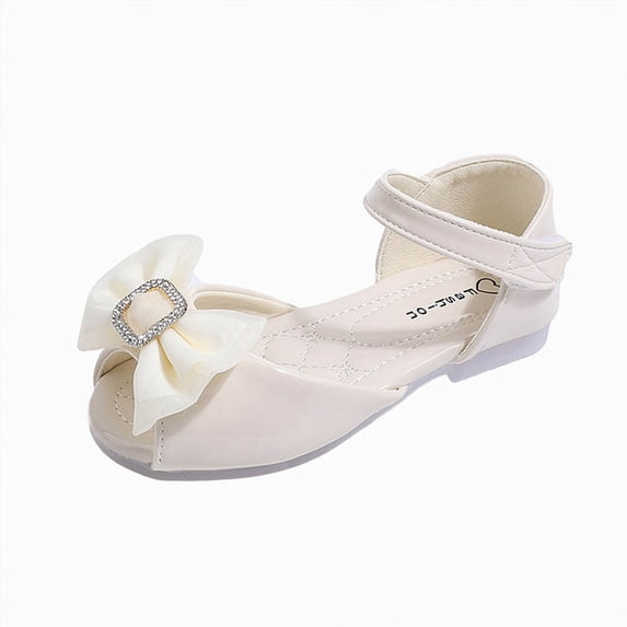 enyan Kids Sandals Boys Girls Slide Summer Non-slip Toddler Slippers with Adjustable Straps for Indoor & Outdoor Baby Girl Sandals,Beige,Size 12.5