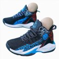 thumbnail image 1 of enyan Kids Shoes Boys Girls Breathable Soft Athletic Basketball Shoes (Little Kid/Big Kid) Black,13, 1 of 6