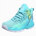 thumbnail image 1 of enyan Kids Shoes Boys Girls Breathable Soft Athletic Basketball Shoes (Little Kid/Big Kid) Blue,1, 1 of 6