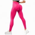 thumbnail image 1 of enyan Leggings For Women Yoga Leggings 25" - High Waisted Buttery Soft Womens Workout Lounge Pants,Hot Pink,XXXXXL, 1 of 1