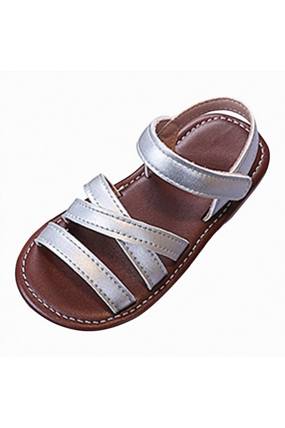 Little Kids Girls Dress Pumps Glitter Sequins Princess Low Heels Princess Dress Shoes Party Dance Shoes Rhinestone Sandals Sandals For Girls,Silver,Size 10.5