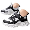 thumbnail image 1 of enyan Little Kids Shoes Girls Sneakers Kids Shoes Unisex Lightweight Breathable Athletic Running Tennis Fitness Shoes Black,13.5, 1 of 2