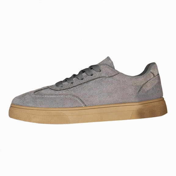 enyan Low-Top Slip Ons Women'sFashion Sneakers Casual Sneakers for Women Comfortable Flats Breathable Padded Insole Slip on Sneakers Women Low Slip on Shoes Womens Walking Shoe Grey,Size 6