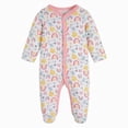 thumbnail image 1 of enyan Newborn Boy Girl Outfits Baby Boy Footie Pajamas Button Romper Footed Sleep N Play Sleepwear Baby Boy Girl Clothes（Light Pink,6-9 Months）, 1 of 5