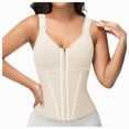thumbnail image 1 of enyan Shapewear for Women Tummy Control Post Surgery Full Body Shaper Butt Lifter with Zipper Crotch Beige,XL, 1 of 7