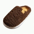 thumbnail image 1 of enyan Slippers for Women - Soft Plush Retro Slip-on Comfortable Indoor/Outdoor Shoes Slippers Coffee Size 8.5-9, 1 of 7