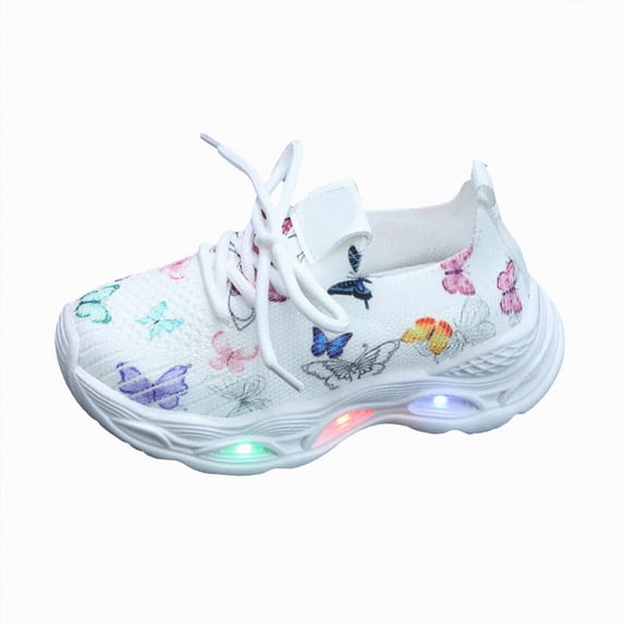 enyan Sneakers for Girls Kids Shoes for Boys & Girls - Lightweight & Breathable Boys & Girls Sneakers - Kids Athletic Shoes - Comfortable Boys and Girls Tennis Shoes with Rubber Sole,White,Size 6.5