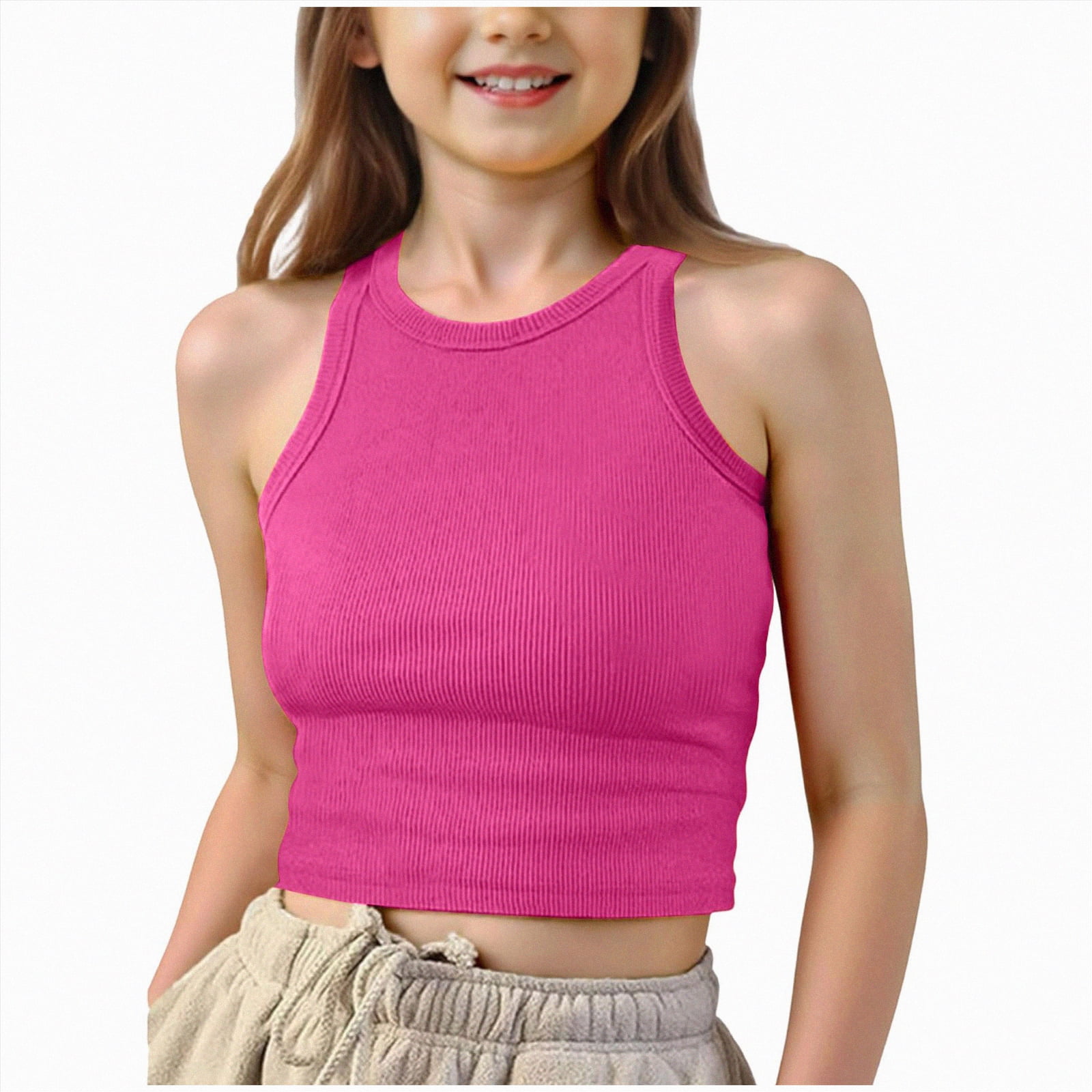 enyan Summer Clothes for Girls Girls Ruffle Sleeve T Shirts Summer ...
