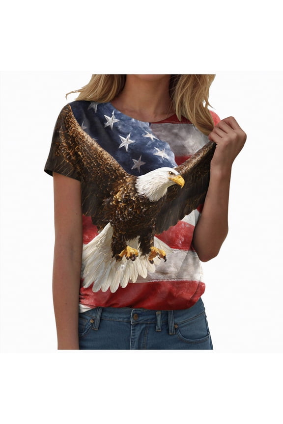 T Shirt For Women 250th Anniversary American Flag Shirt, 250 Years America Shirts for Wo Man,Dark Blue,XXL