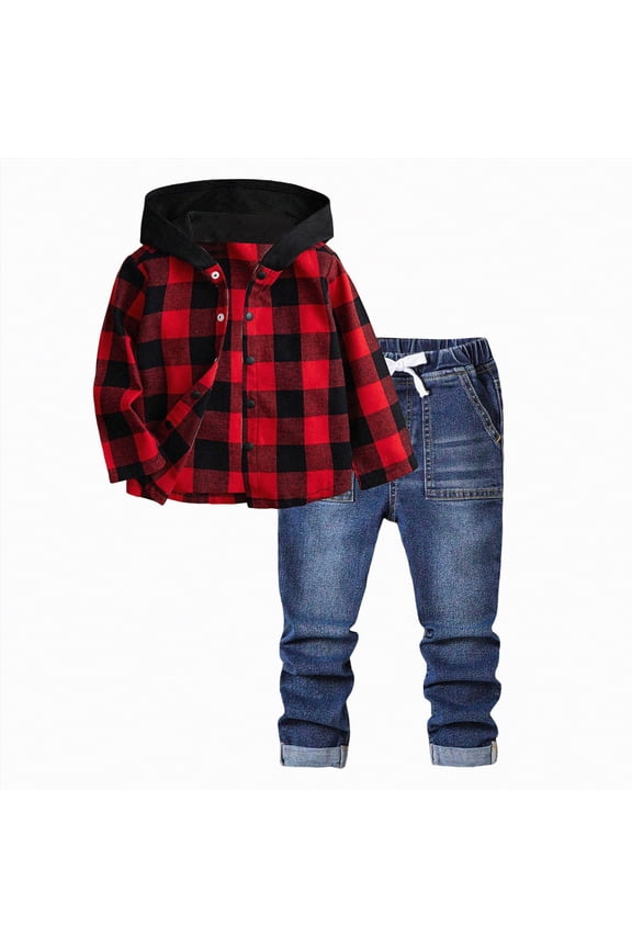 Todd'ler B'oy Fall Outfits Inf'ant B'aby B'oy Fall Clothes Set Funny Sweatshirt Pant Outfit Todd'ler Winter Clothes Red,2-3 Years