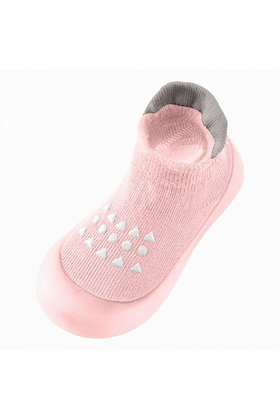 Todd'ler B'oys Shoes B'aby B'oys G'irls First Walking Shoes Infant Sneakers Crib Shoes Breathable Lightweight Slip On Shoes Pink,Size 4
