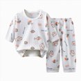 thumbnail image 1 of enyan Toddler Baby Girls Clothes 3 6 12 18 24 Months 2T 3T 4T 5T Boys Fall Winter Outfits Letter Graphic Crewneck Sweatshirts + Joggers Pants Set Boys Cotton Pajamas（Sky Blue,4-5 Years）, 1 of 3
