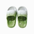 thumbnail image 1 of enyan Toddler Girls Boys Slides Sandals with Anti-Slip Sole for Beach Pool Green,Size 9(3.5-4.5 Years), 1 of 5