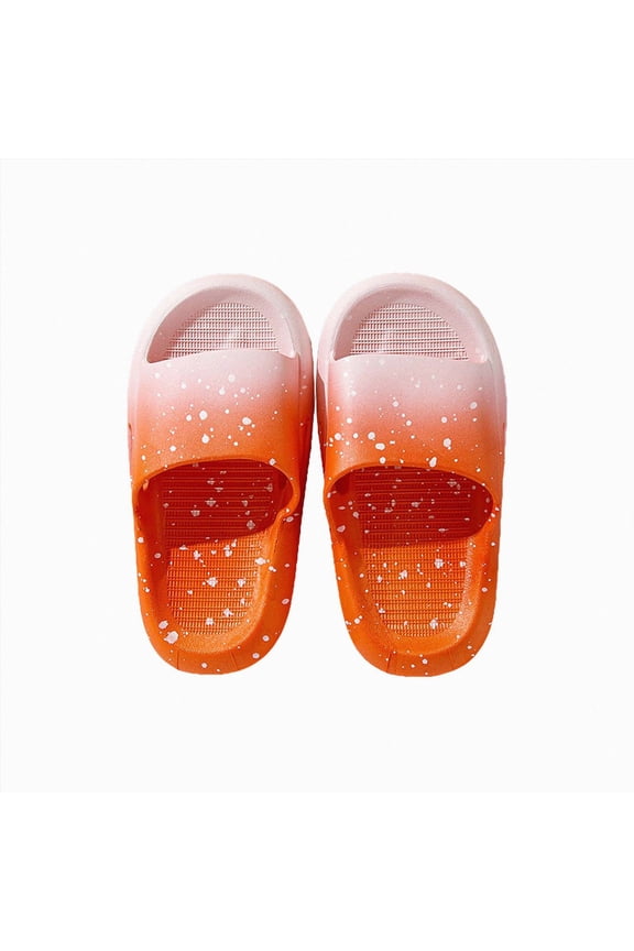 Toddler Girls Boys Slides Sandals with Anti-Slip Sole for Beach Pool Orange,Size 6.5(15-16 Years)