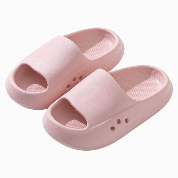 enyan Toddler Girls Slides Sandals Beach Pool Shower Slippers Non Slip Bath Slippers Cute Summer Shoes for Boys Pink,Size 8 (2.5-3 Years)