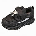 thumbnail image 1 of enyan Toddler Shoes Girls Cheerleading Shoes Breathable Youth Cheer Competition Sneakers Athletic Training Dance Tennis Walking Shoes,Black,Size 10.5, 1 of 6